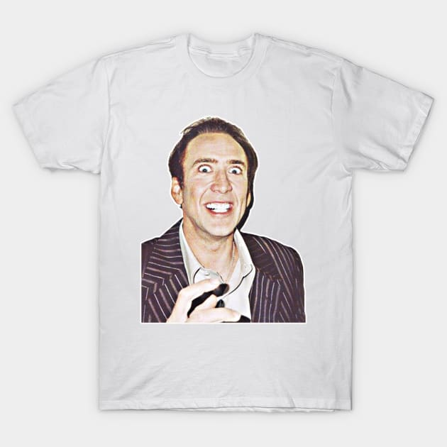 Crazy Nic Cage T-Shirt by DankFutura